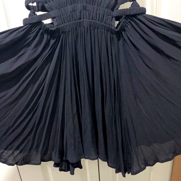 Windsor Black Cut Out Flare Mini Dress NWT - Picture 9 of 16